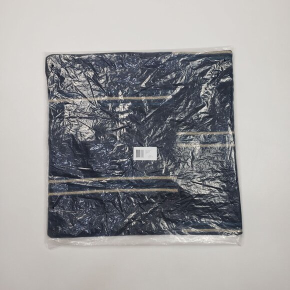 Ralph Lauren Home Mathers Throw Pillow Cover Blue Linen Zip Closure 22 x 22 Inch - Picture 16 of 16